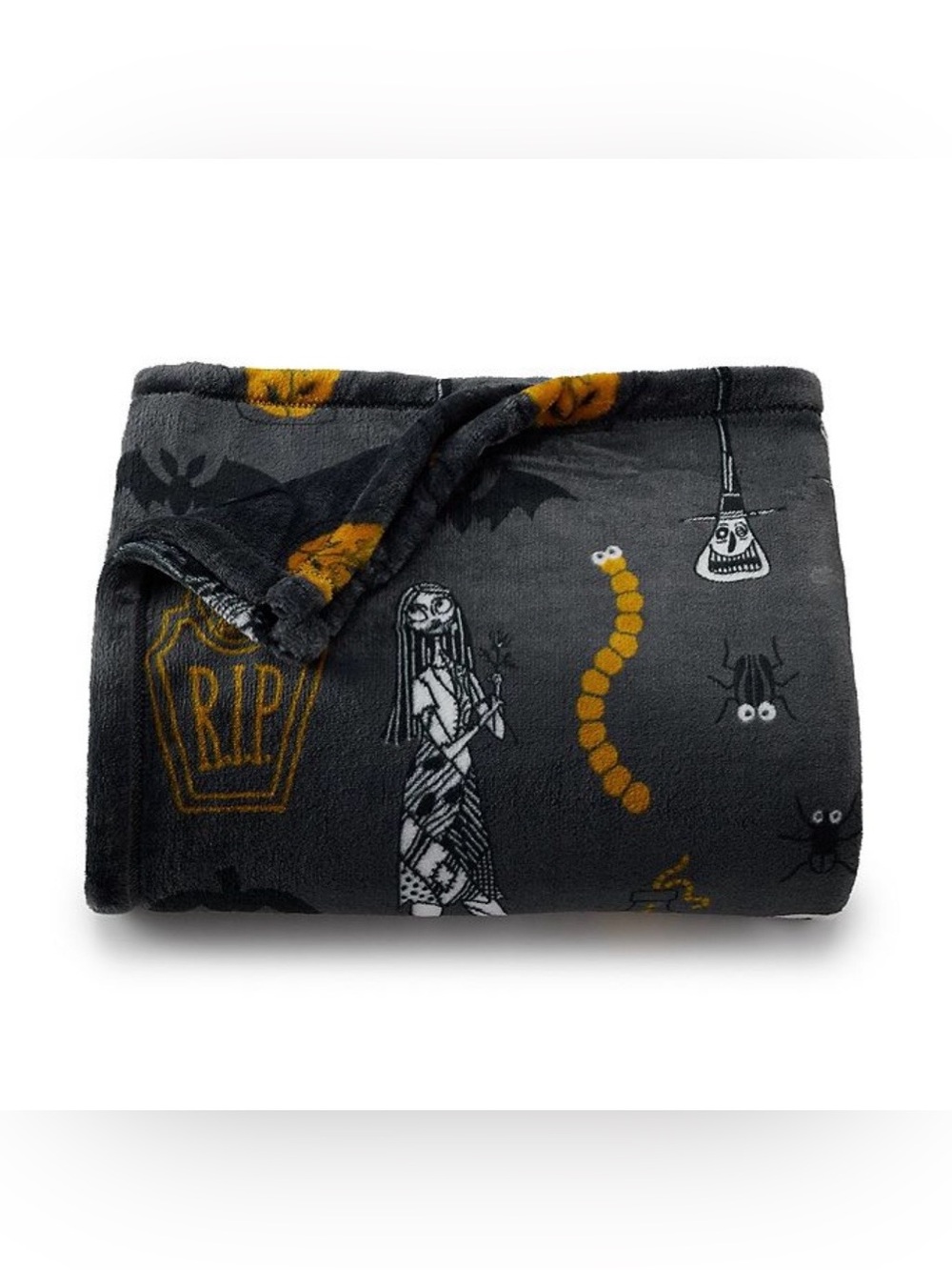 NEW Disney Nightmare Before Christmas Halloween Throw Blanket 5’x6’ The Big One